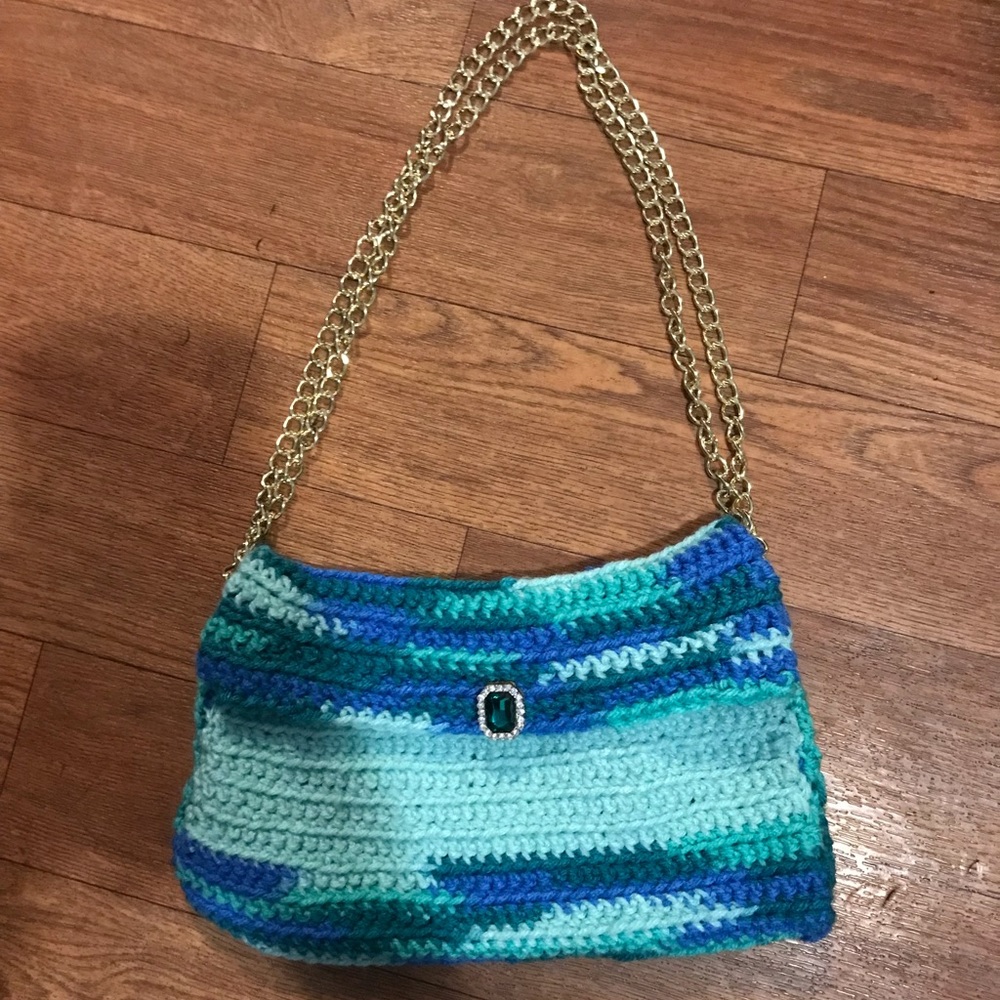 Handmade crotchet purse